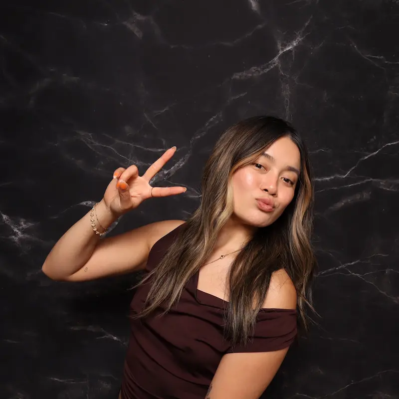 Zolar Studio Photo Booth Backdrop - Dark Marble